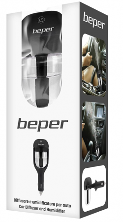 Umidificator cu functie de aromatarapie pentru auto Beper, 25 ml, Negru [4]