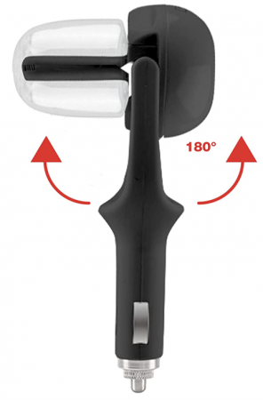 Umidificator cu functie de aromatarapie pentru auto Beper, 25 ml, Negru [3]