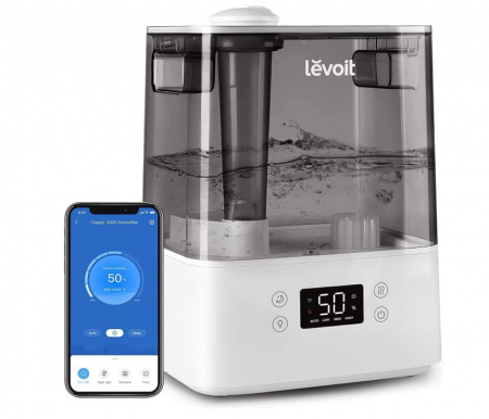 Purificatoare de aer - Umidificator de aer LEVOIT Classic 300S, Rezervor 6L, 47m²