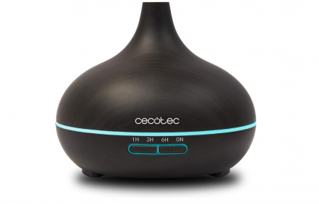 Aparate filtrare aer - Umidificator/Difuzor Aromaterapie Cecotec Pure Aroma 300 Yin. 300 ml cu ultrasunete, 7 culori LED, Ultra silențios