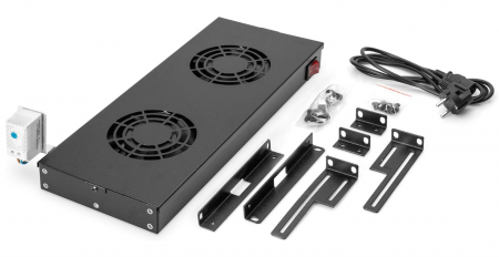 Unitate de ventilatie DIGITUS pentru rack-uri de servere de 19"(48cm) cu 2 ventilatoare [5]