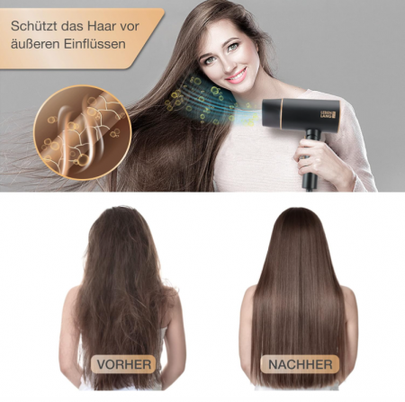 Uscător de păr pliabil LEBENLANG Ion 2100 W cu mod aer rece [5]