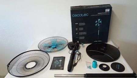 Ventilator cu picior Cecotec EnergySilence 510, 40 W, 5 pale, diametrul 40 cm, 3 viteze, inaltime 110-130 cm [1]