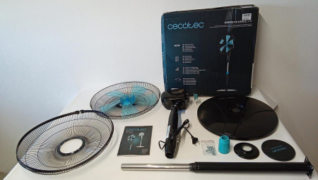 Ventilator cu picior Cecotec EnergySilence 510, 40 W, 5 pale, diametrul 40 cm, 3 viteze, inaltime 110-130 cm [2]