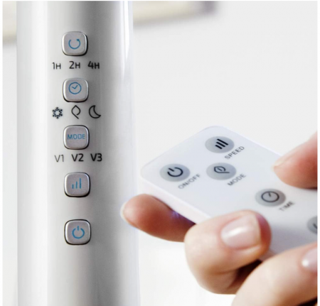 Ventilator cu picior Cecotec EnergySilence 540 Smart de 55 W, alb [9]