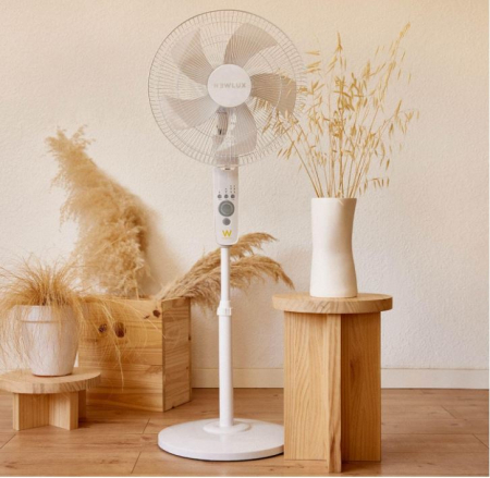 Ventilator cu picior si telecomanda Newlux W550 Smart, 5 pale, Ø40 cm, 3 viteze, oscilant [7]