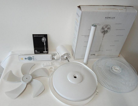 Ventilator cu picior si telecomanda Newlux W550 Smart, 5 pale, Ø40 cm, 3 viteze, oscilant [1]