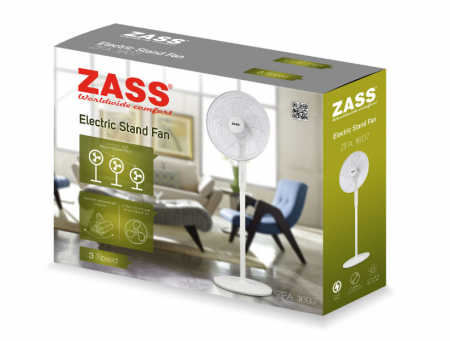 Ventilator cu picior Zass ZFA 1607, 55 W, 3 trepte de viteza [3]