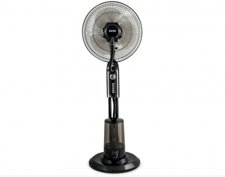 Produse RESIGILATE Zass, Sero si Trisa - Ventilator cu pulverizare apa Zass ZMF 01 Black, 75W, 3.2L, 3 trepte