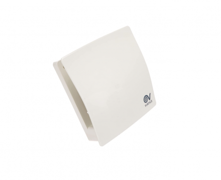 Casa, Gradina & Bricolaj - Ventilator silențios axial pentru baie/toaletă - 100 mm Vortice 11314 'Punto Evo Flexo MEX100/4" LL T', cu temporizator