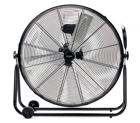 Aparate Racire Aer - Ventilator industrial de podea Bastilipo Hurricane 140W din oțel inoxidabil cu 3 viteze, negru