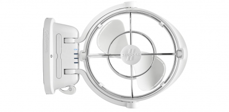 Ventilator Seekr Sirocco II, 7010CAWBX, 3 viteze, 360 de grade, 125/185 CFM, 12/24 V, alb [0]