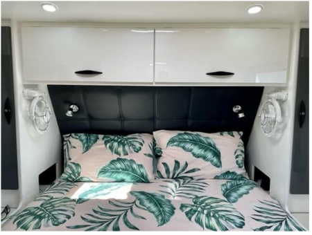 Ventilator Seekr Sirocco II, 7010CAWBX, 3 viteze, 360 de grade, 125/185 CFM, 12/24 V, alb [4]