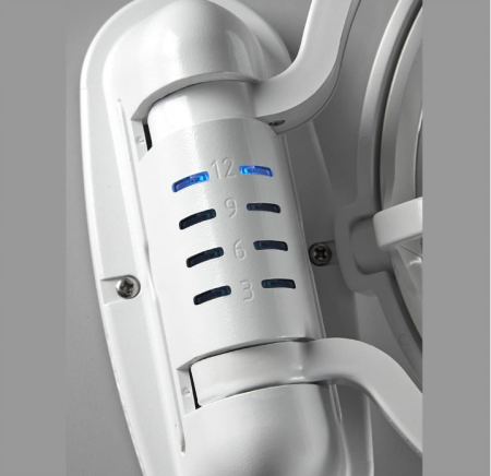 Ventilator Seekr Sirocco II, 7010CAWBX, 3 viteze, 360 de grade, 125/185 CFM, 12/24 V, alb [2]