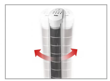 Ventilator turn Trisa Fresh Air 9331.7010, 45W, 3 viteze, 75cm [1]