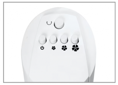 Ventilator turn Trisa Fresh Air 9331.7010, 45W, 3 viteze, 75cm [2]