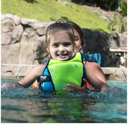Vestă de înot Aquasphere pentru copii, verde/albastru, 2-3 ani [7]
