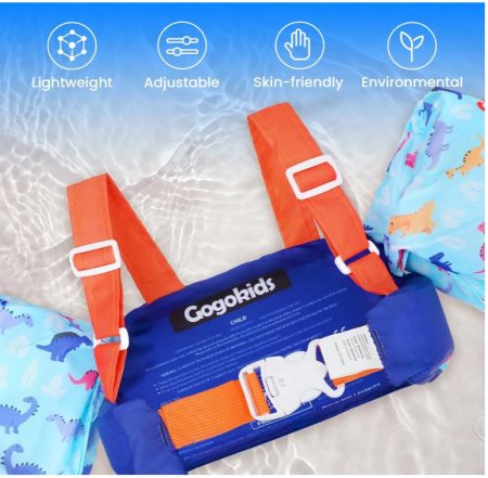 Vestă de înot cu aripioare pentru copii Gogokids, 2-6 ani, 14-23 kg [5]