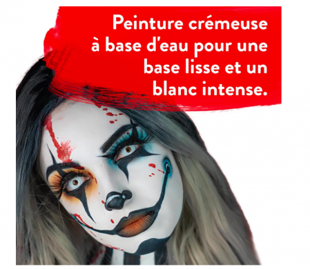 Vopsea alba pentru pictura pe fata Snazaroo, Clown White 250ml [3]