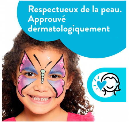 Vopsea metalică pentru față și corp Snazaroo, 18ml, verde electric [3]