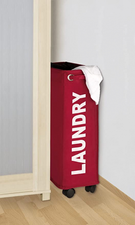 Wenko - coş de rufe roşu din poliester [3]