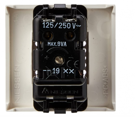 Zenit Buzzer Alb Niessen N2219BL, 6522005144 [2]