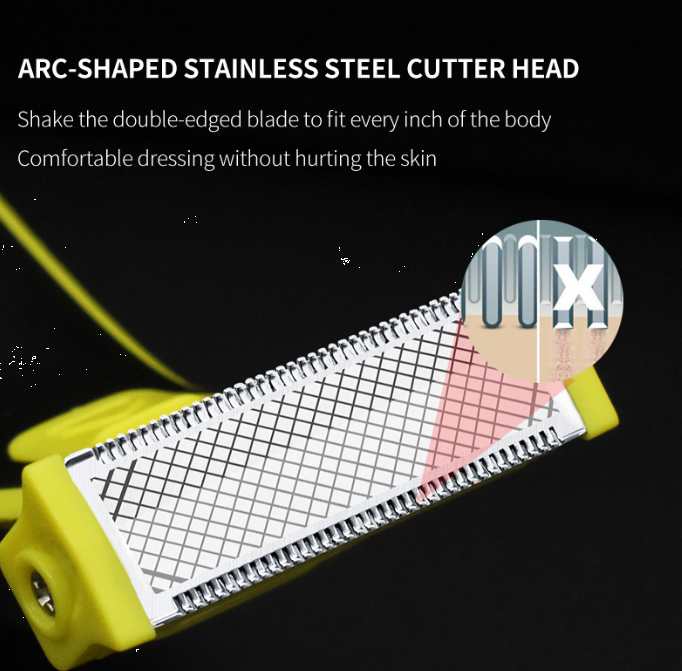 Aparat de Ras Electric Multifunctional, Rezistent la Apa, pentru Intregul Corp si Zona Inghinala, Reincarcabil prin USB, cu 4 Piepteni si Accesorii Incluse [8]