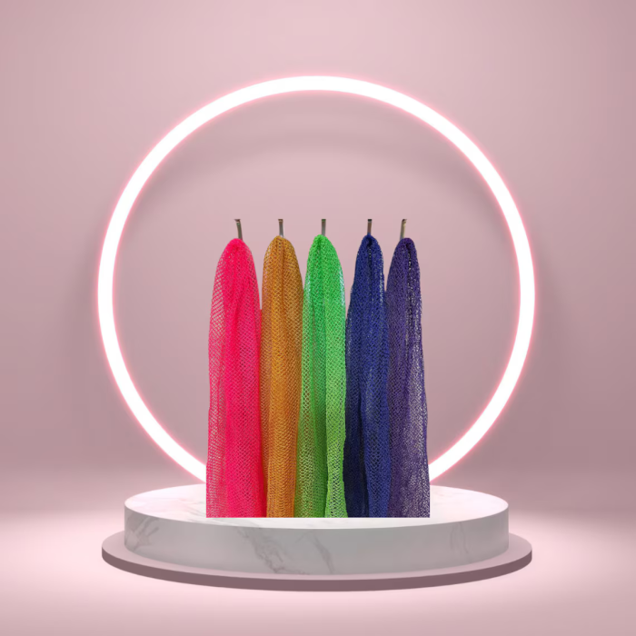 Burete exfoliant African Net Sponge din nylon, exfoliere profunda si curatare delicata, uscare rapida, durabil, lungime extinsa pentru zone greu accesibile, potrivit pentru toate tipurile de piele, di [6]