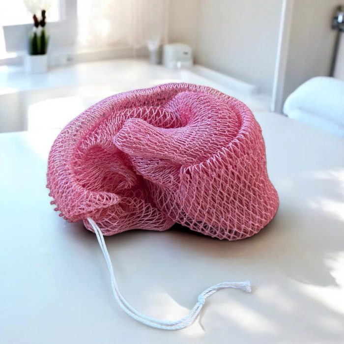 Burete exfoliant African Net Sponge din nylon, exfoliere profunda si curatare delicata, uscare rapida, durabil, lungime extinsa pentru zone greu accesibile, potrivit pentru toate tipurile de piele, di [5]