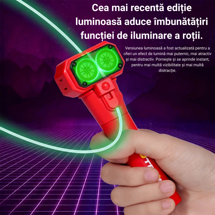 Jucarie Lasso Antigravitationala Interactiva, cu Sfoara Luminoasa, Reincarcabila USB-C, pentru Copii si Adulti, Efect Magic in Aer [4]