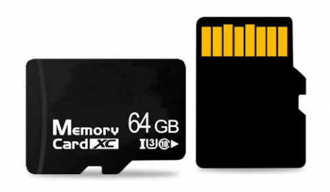 Accesorii electronice auto - Card de memorie 64GB, viteza de citire si scriere rapida, ideal pentru telefoane, camere foto si tablete