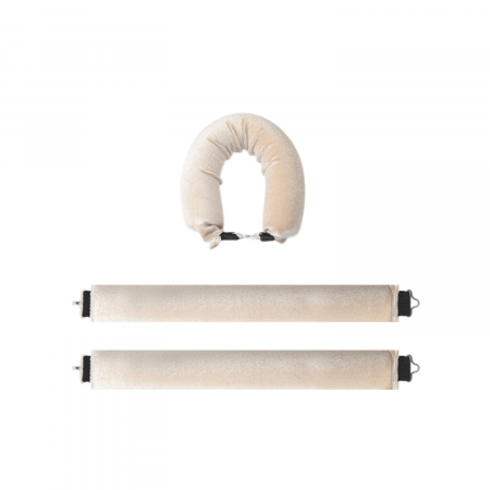 Ondulatoare - Set 3 ondulatoare fara caldura, role din spuma moale, catifea, pentru bucle durabile si naturale, fara deteriorare, Crem