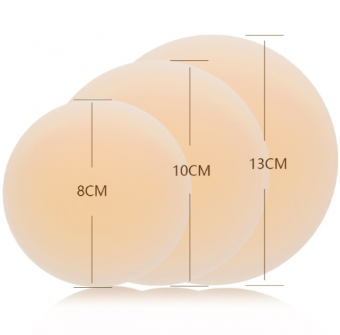 Sutien cu Cupe Autoadezive, Reutilizabile si Impermeabile, Confort Discret pentru Tinute Fara Bretele, confort maxim pentru utilizare zilnica si Ocazii Speciale, 13 CM [5]