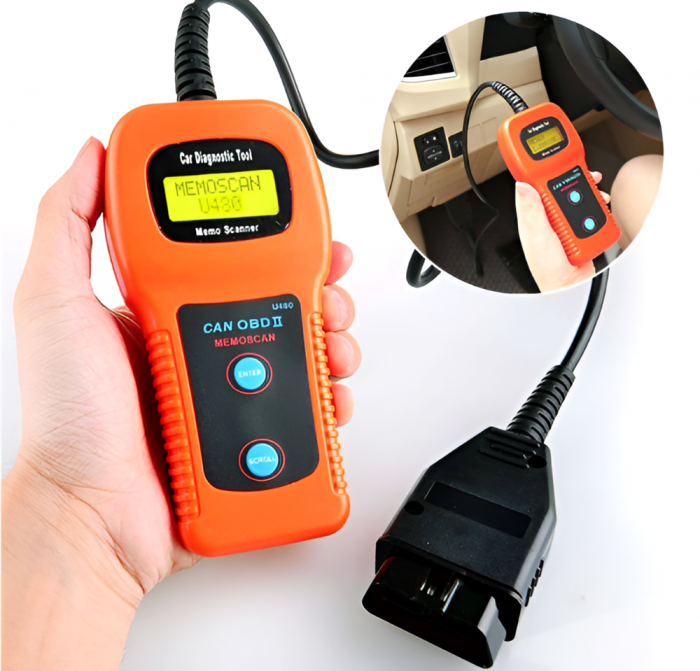 Aparat Diagnoza Auto, Tester Auto Portabil, Afisaj LCD [5]