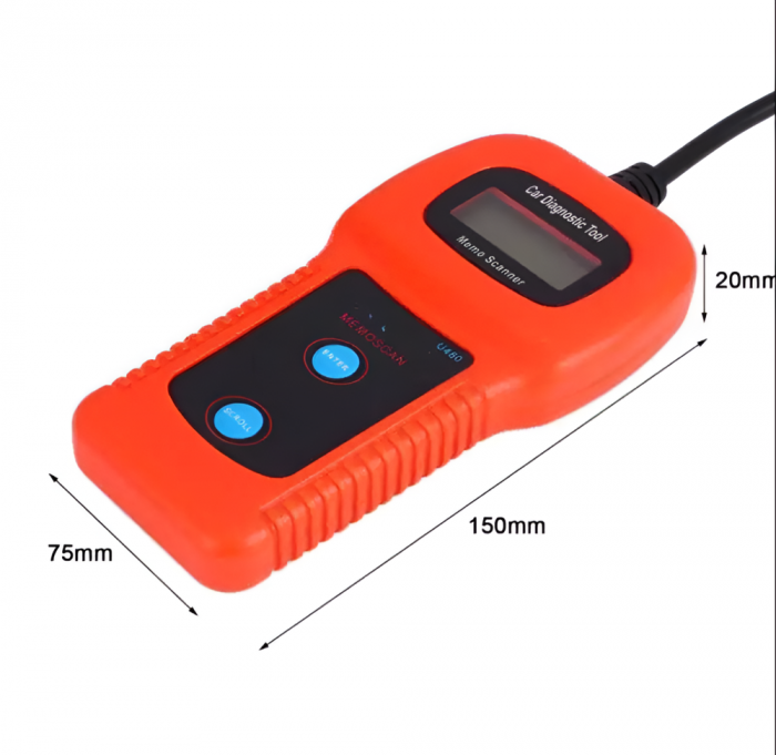 Aparat Diagnoza Auto, Tester Auto Portabil, Afisaj LCD [7]