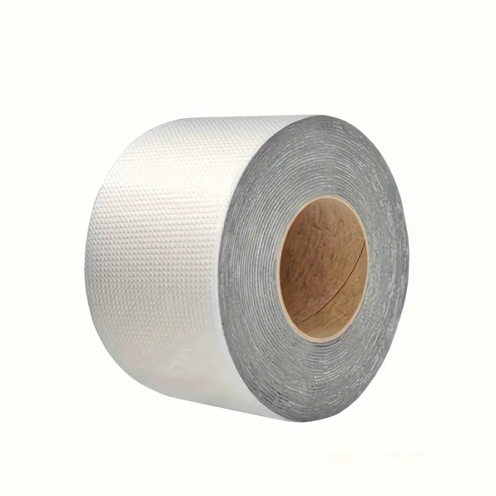 Banda Adeziva pentru reparatii, cu Finisaj din Aluminiu, Rezistenta la Apa, Aderenta Sporita, 10cm Latime [1]