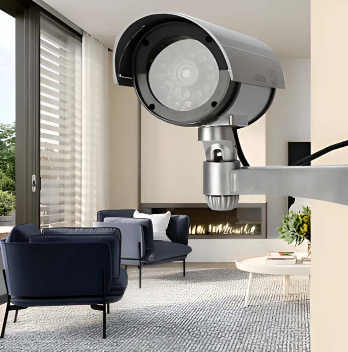 Camera de Supraveghere Falsa, eSimplu®, cu Led de Activitate Intermitent, Rezistenta la Apa, Argintiu [8]