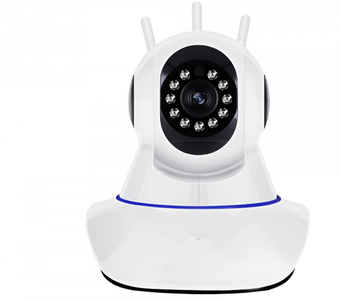 Camera de supraveghere Smart, cu Pan/Tilt 360 grade, Full HD, Utilizare Baby Monitor Wireless Audio Video, Night Vision, Detectarea miscarilor, Two-Way Audio, Alarma sonora si luminoasa [13]