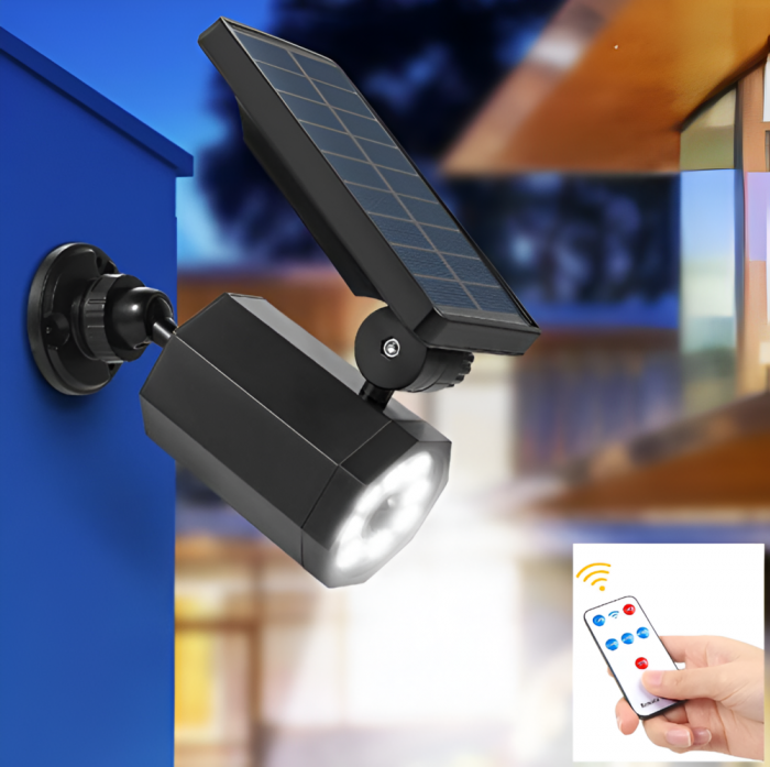 Camera Falsa de Supraveghere cu Senzor de Miscare, Lumina LED, Acumulator, 8 LED-uri Puternice [4]