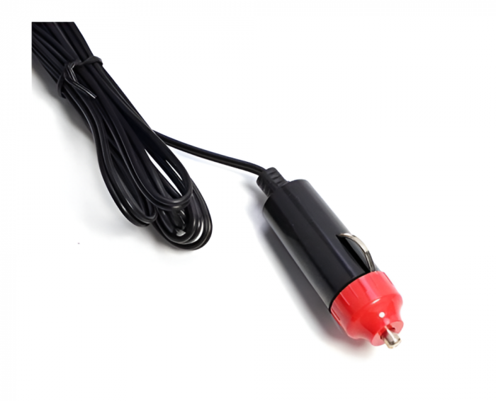 Compresor Aer Auto In Forma De Anvelopa, 12V, 260 PSI, 20l/minut, Pompa Pentru Umflare Anvelopa, Roti Bicicleta Sau Mingi, Negru-rosu [7]