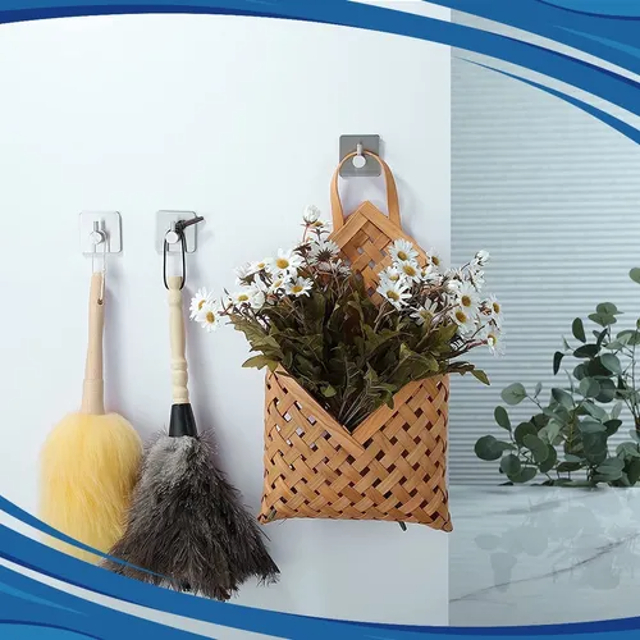 Cuier cu adeziv super rezistent, pentru baie sau bucatarie, finisaj crom mat [6]