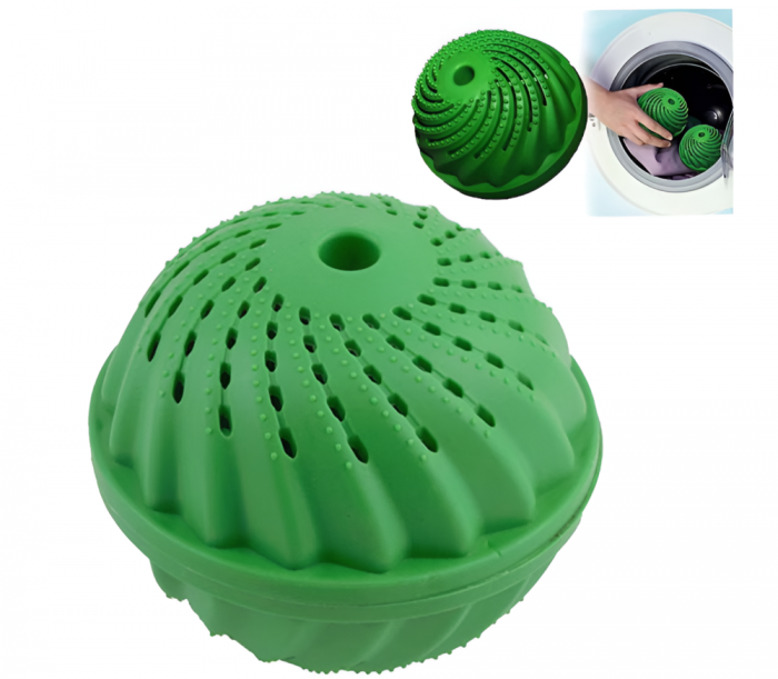Minge pentru Masina de Spalat, Reduce Depunerile de Calcar si Rugina, Elimina Mirosurile Neplacute si Bacteriile, 1500 Spalari, Verde [3]