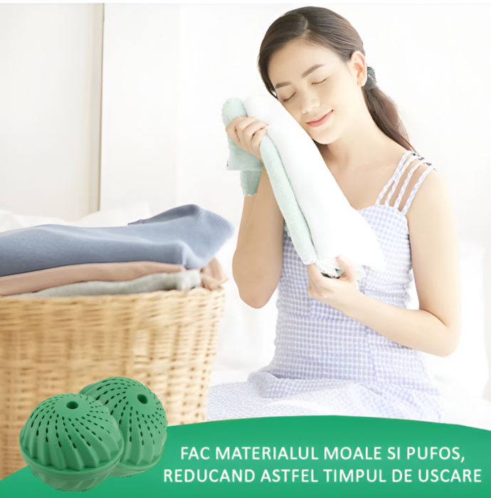 Minge pentru Masina de Spalat, Reduce Depunerile de Calcar si Rugina, Elimina Mirosurile Neplacute si Bacteriile, 1500 Spalari, Verde [10]