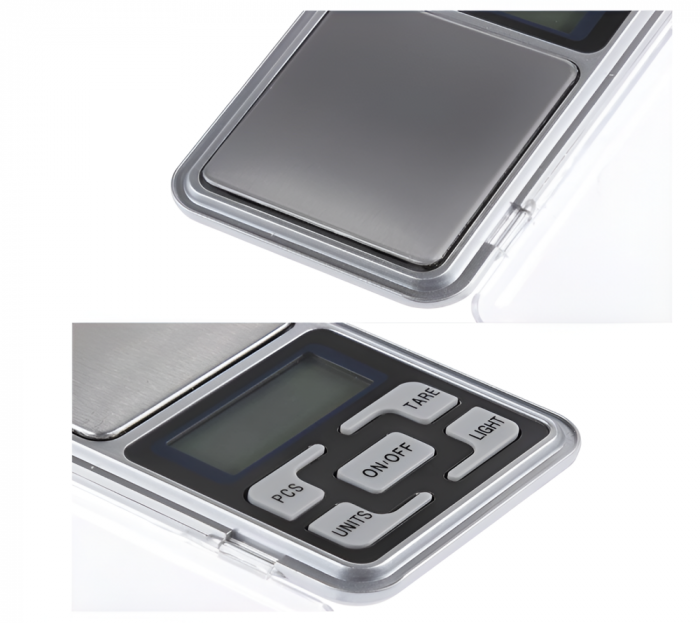 Mini Cantar Electronic de buzunar, pentru bijuterii, cu Afisaj LCD, Capacitate pana la 200g [10]