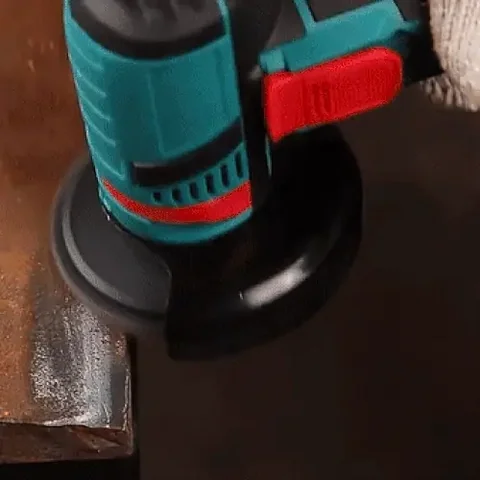 Mini Polizor Flex Unghiular Portabil,  2 acumulatori 12V, 750W, 1500 mAh, 19500 rpm, 2 discuri 76 mm, Autonomie Mare, Verde/Negru [2]