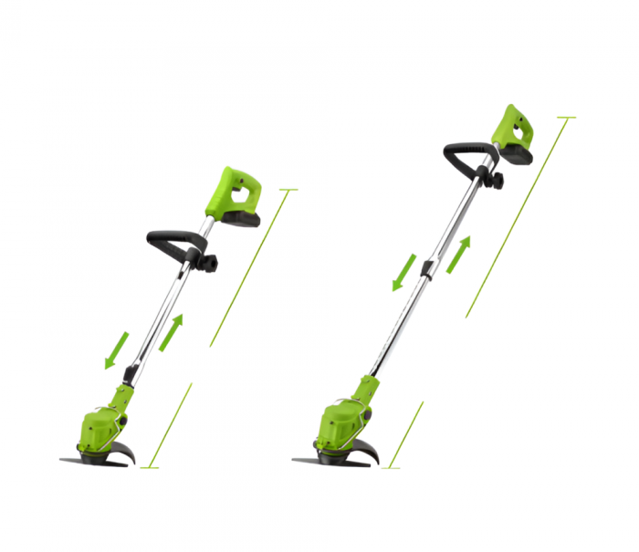 Motocoasa electrica cu Acumulator de 36 V, Accesorii Incluse, 4000 mAh, 18000 RPM, Verde [8]