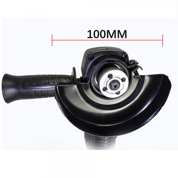 Polizor Unghiular fara Fir, 2 Acumulatori Inclusi, 300 W, 24 V, Diametru Taiere 100mm, Negru [9]