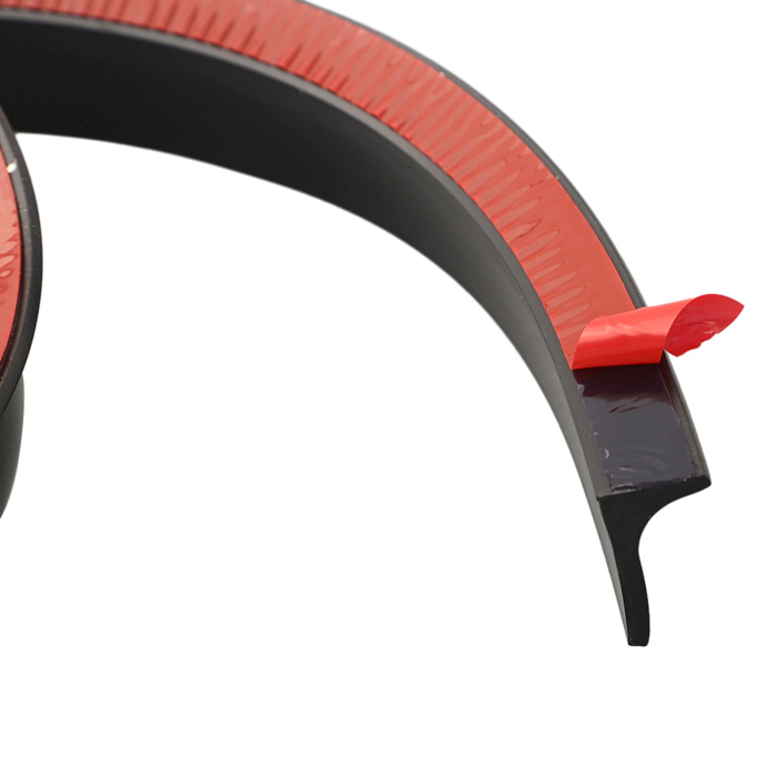 Prag de dus autoadeziv, flexibil, pentru cabina de dus, rezistent la mucegai, impermeabil, silicon, negru, 1 m, model 90° [4]