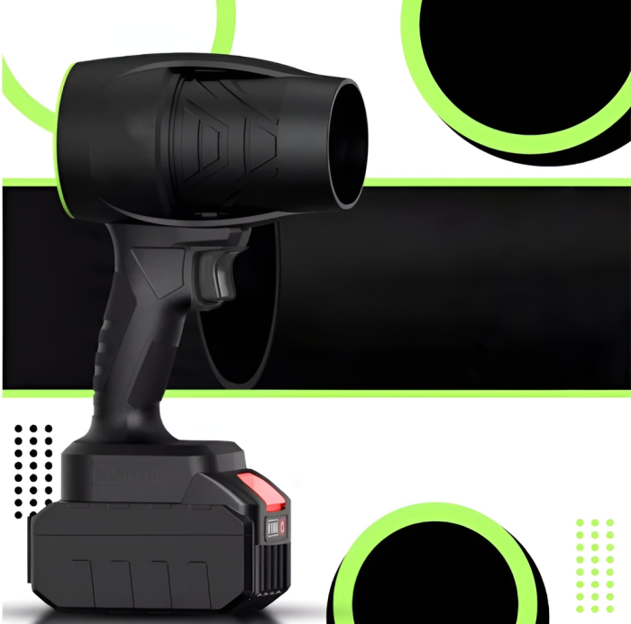 Suflanta Aer Profesionala 48V, eSimplu®, cu 2 Acumulatori si incarcator inclus, Portabila, Performanta si Eficienta – Ideala pentru curatenie si gradina, Utilizare multipla, Negru [4]