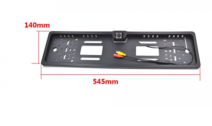 Suport Numar Auto Cu Camera Video Marsarier Cu Night Vision, Unghi Larg De Filmare 170 Grade, Rezolutie 628 x 586 [4]